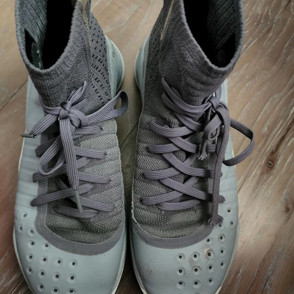 Under Armour Shoes Mens Size 7m Sneakers Grey White Steph